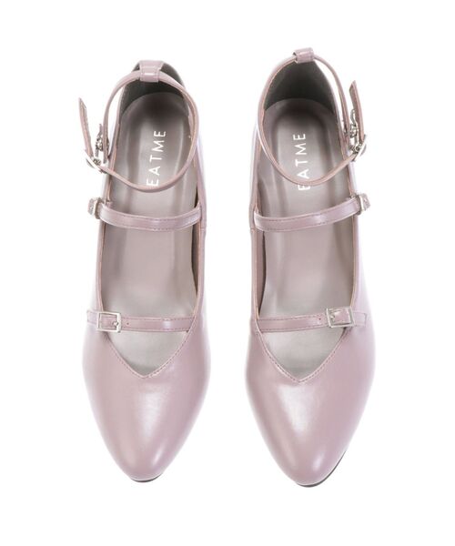 EATME（イートミー）の「トリプルベルトパンプス（パンプス・レディース・ブラック/ラベンダー・S/M/L）」の11枚目の写真
