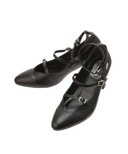 EATME（イートミー）の「トリプルベルトパンプス（パンプス・レディース・ブラック/ラベンダー・S/M/L）」の16枚目の写真