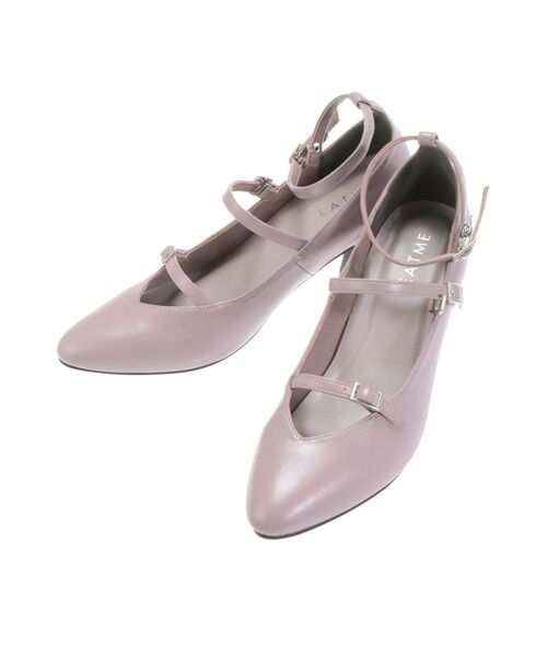 EATME（イートミー）の「トリプルベルトパンプス（パンプス・レディース・ブラック/ラベンダー・S/M/L）」の17枚目の写真