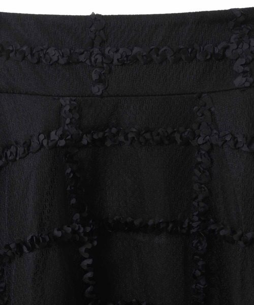 31 Sons de mode(トランテアン ソン ドゥ モード)の「チェックチュールスカート(スカート・レディース・ピンク/ブラック/オフホワイト・36/38)」の17枚目の写真