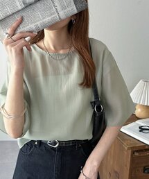 【10色展開/WEB限定】前後2WAYシアー金ボタンプルオーバー