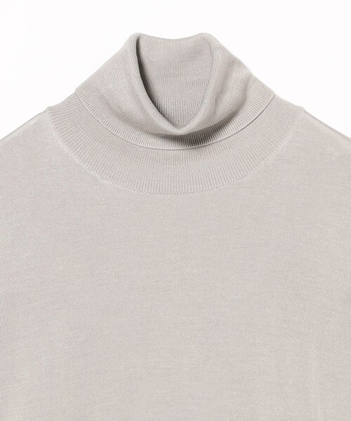 シェリエ　ハーフスリーブタートルニット Demi-Luxe BEAMS（デミルクス ビームス）の「シルク ハーフスリーブ