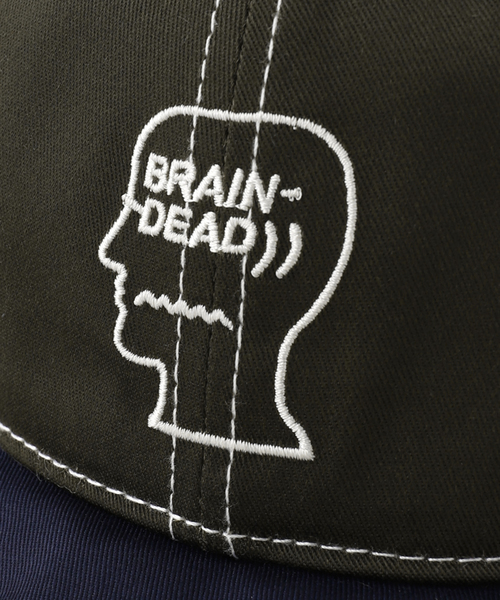 BRAIN DEAD LOGO CORDUROY 6 PANEL SNAPBACK CAP | BREAKS