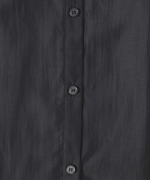 mysty woman（ミスティウーマン）の「フリルキャミSETシアーシャツ　135592（シャツ/ブラウス・レディース・グリーン/チャコールグレー/オフホワイト・FREE）」の8枚目の写真