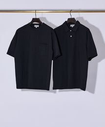 ABAHOUSE GRAY | 【2点セット / エアファンクション】ポケットTシャツ+ポロシャツ(Tシャツ/カットソー)