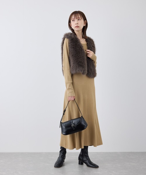 セール】ラメリブニットワンピース（ワンピース）｜ROPE' PICNIC（ロペ