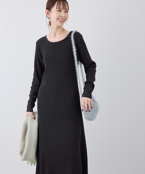 セール】ラメリブニットワンピース（ワンピース）｜ROPE' PICNIC（ロペ