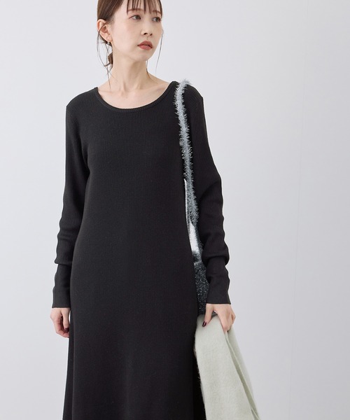 セール】ラメリブニットワンピース（ワンピース）｜ROPE' PICNIC（ロペ