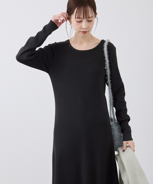 セール】ラメリブニットワンピース（ワンピース）｜ROPE' PICNIC（ロペ