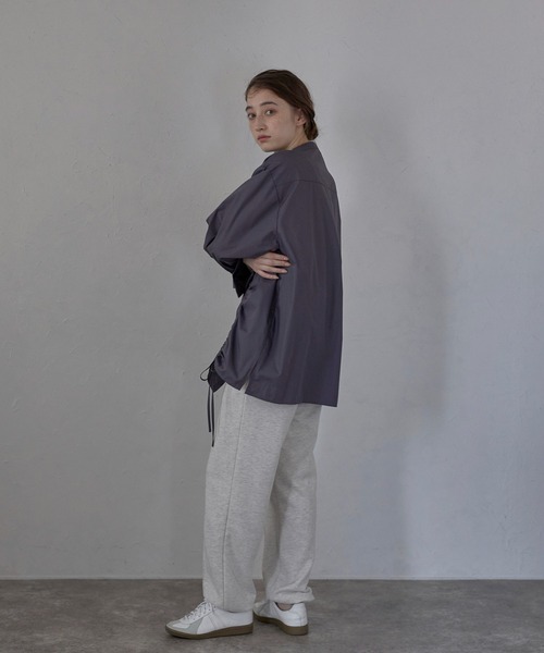 MINERTE(ミネルテ)の「【MINERTE】front ribbon shirt / フロントギャザーリボンシャツ(シャツ/ブラウス・レディース・ベージュ/ライトイエロー/オフホワイト/チャコールグレー・FREE)」の22枚目の写真