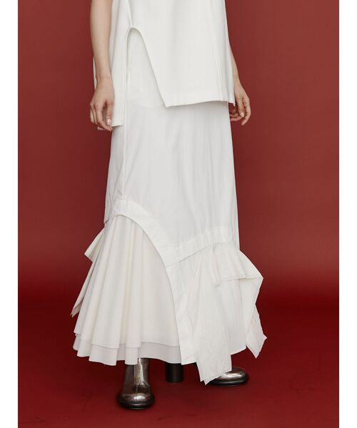 UN3D.（アンスリード）の「LAYER PARTS SK / レイヤーパーツスカート