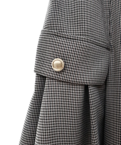 31 Sons de mode（トランテアン　ソン　ドゥ　モード）の「ミリタリー釦ジャンスカ（ジャンパースカート・レディース・モカ/グレー・36/38）」の9枚目の写真