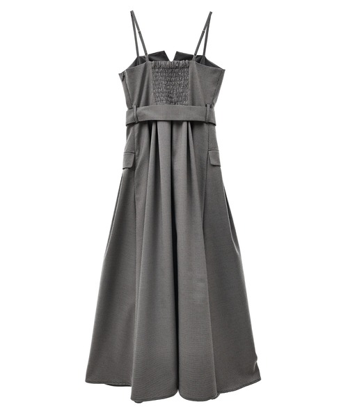 31 Sons de mode（トランテアン　ソン　ドゥ　モード）の「ミリタリー釦ジャンスカ（ジャンパースカート・レディース・モカ/グレー・36/38）」の4枚目の写真