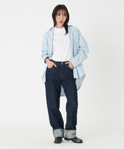 Levi's(リーバイス)の「Levi's/リーバイス 501(R)'90S CUFF ダークインディゴ RINSEY RINSE セルビッジ(デニムパンツ・レディース・ダークインディゴブルー・23inch/24inch/25inch/26inch/27inch/W28 L34)」の17枚目の写真