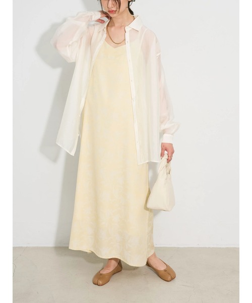 GALLARDA GALANTE ヴィンテージフラワーワンピース キャミドレス付 ヴィンテージフラワージャガードキャミワンピース（ワンピース
