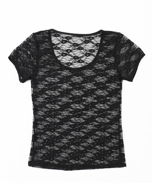 WC（ダブル シー）の「コンパクトレースTシャツ（Tシャツ/カットソー・レディース・ブラック/ホワイト・FREE）」の14枚目の写真