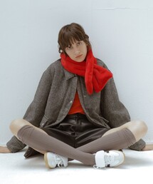 Ray BEAMS | ツイード キリカエ ブルゾン(ブルゾン)