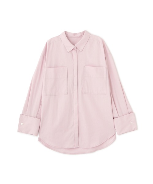 N.（N. Natural Beauty Basic）（エヌエヌナチュラルビューティーベーシック）の「◆オーバーサイズシャツ（シャツ/ブラウス・レディース・ピンク/オフホワイト/ブルー系その他/ブルー・MEDIUM）」の9枚目の写真