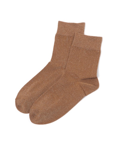 studio CLIP(スタディオクリップ)の「カラー/ラメショートソックス(ソックス/靴下・レディース・その他2/ブルー/ピンク/ブラウン/ブラック・FREE)」の2枚目の写真