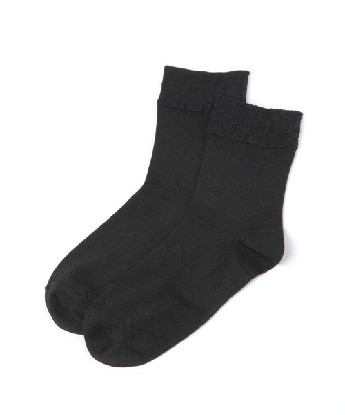 studio CLIP(スタディオクリップ)の「カラー/ラメショートソックス(ソックス/靴下・レディース・その他2/ブルー/ピンク/ブラウン/ブラック・FREE)」の1枚目の写真