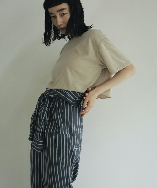 【新品タグ付き】anuke Pile Compact T-shirts anuke（アンヌーク）の「Pile Compact Tee（Tシャツ/カットソー