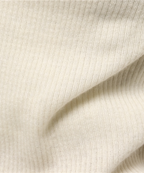 ikka（イッカ）の「Sdv 12Gリブハイネックニット（ニット/セーター・レディース・オフホワイト/チャコールグレー/ブラック・MEDIUM/LARGE）」の11枚目の写真