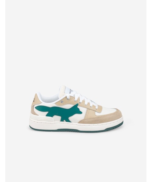 Maison Kitsune（メゾンキツネ）の「CHIRU TRAINERS SNEAKERS（スニーカー・レディース・ウィート/ホワイト/グリーン系その他/ネイビー/イエロー系その他・35/36/37/38/39/40）」の3枚目の写真