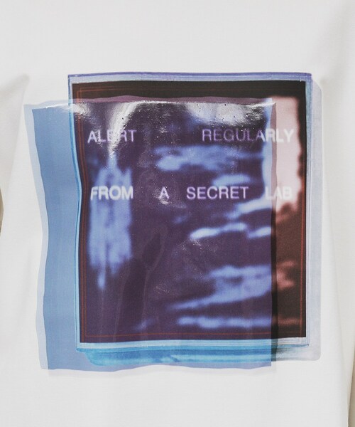 tk.TAKEO KIKUCHI（ティーケータケオキクチ）の「◆コラージュカットソー（Tシャツ/カットソー・メンズ・ブルー系その他/ブラック/オフホワイト・03/02）」の19枚目の写真