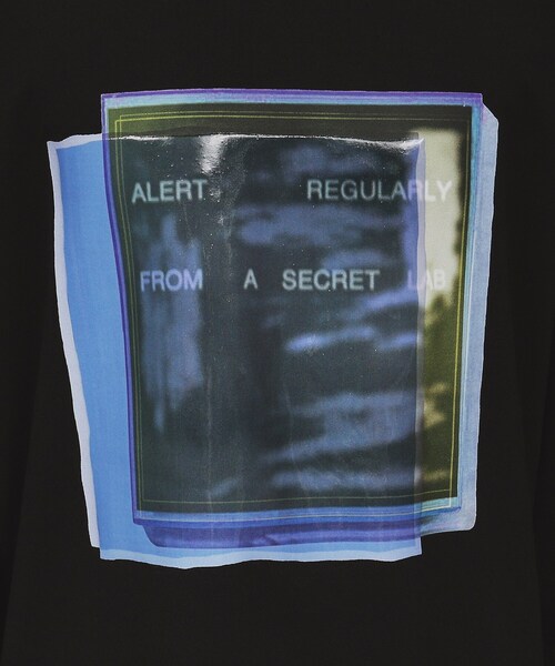 tk.TAKEO KIKUCHI（ティーケータケオキクチ）の「◆コラージュカットソー（Tシャツ/カットソー・メンズ・ブルー系その他/ブラック/オフホワイト・03/02）」の15枚目の写真