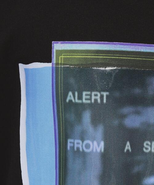 tk.TAKEO KIKUCHI（ティーケータケオキクチ）の「◆コラージュカットソー（Tシャツ/カットソー・メンズ・ブルー系その他/ブラック/オフホワイト・03/02）」の16枚目の写真