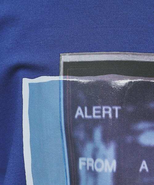 tk.TAKEO KIKUCHI（ティーケータケオキクチ）の「◆コラージュカットソー（Tシャツ/カットソー・メンズ・ブルー系その他/ブラック/オフホワイト・03/02）」の9枚目の写真