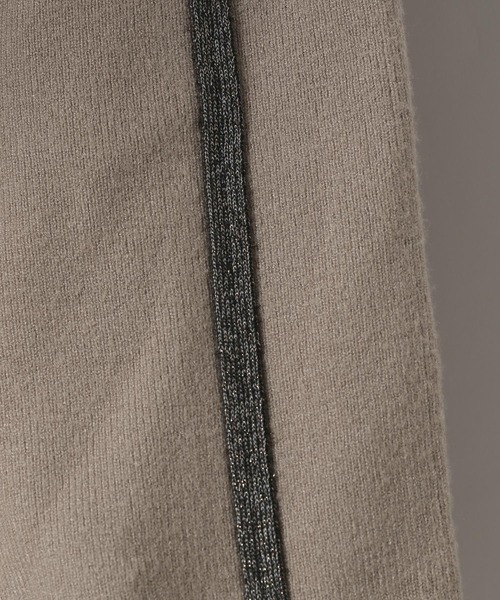 PAGEBOY（ページボーイ）の「ハイゲージラメラインプルオーバー（ニット/セーター・レディース・サンドグレー/ラベンダー/ブラック/ターコイズブルー/オフホワイト・FREE）」の15枚目の写真