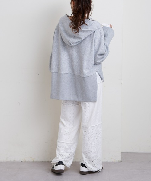 CIAOPANIC TYPY(チャオパニックティピー)の「■【2サイズ展開】カットレース切替イージーパンツ(その他パンツ・レディース・ブラック/ホワイト・MEDIUM/SMALL)」の16枚目の写真