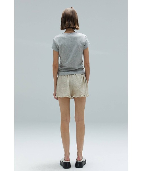 DEARSTALKER（ディアストーカー）の「DEARSTALKER／MIAレースT（Tシャツ/カットソー・レディース・ホワイト/ピンク/グレー・FREE）」の13枚目の写真