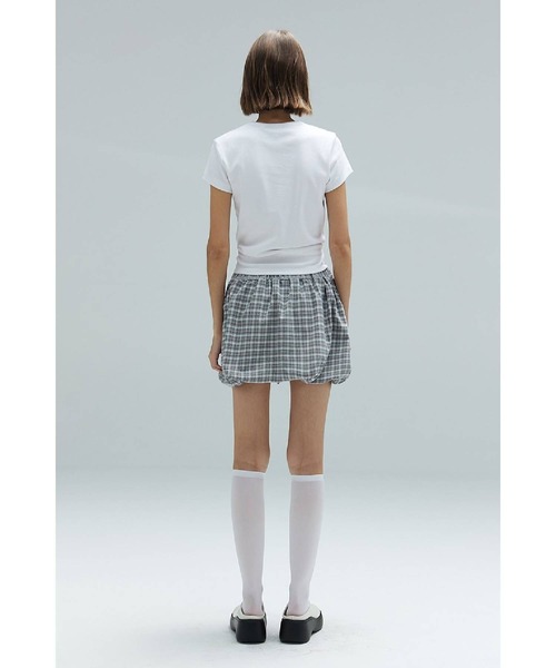 DEARSTALKER（ディアストーカー）の「DEARSTALKER／MIAレースT（Tシャツ/カットソー・レディース・ホワイト/ピンク/グレー・FREE）」の7枚目の写真