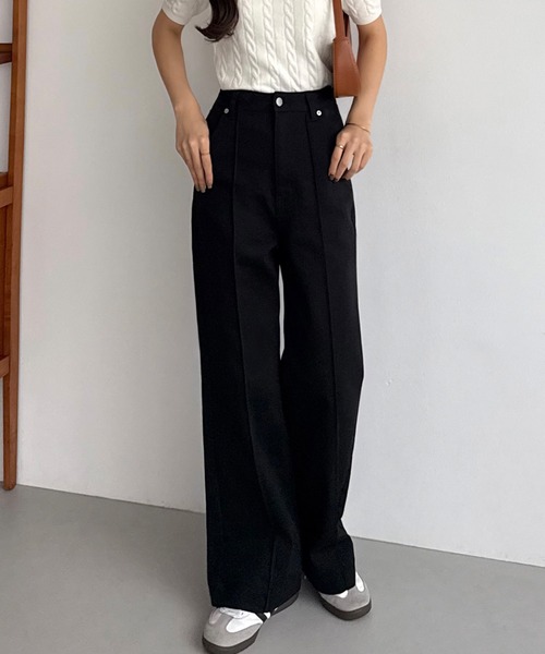 国内配送■TOTEME■ ワイドレッグデニム パンツ TOTEME】Wide Leg Denim／ワイドレッグデニム｜THE STORE by C