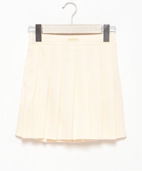 by LOVEiT（バイラビット）の「タックスカート（スカート・キッズ・オフホワイト/ブラック/ライム・130cm/150cm/120cm/140cm/160cm）」の2枚目の写真