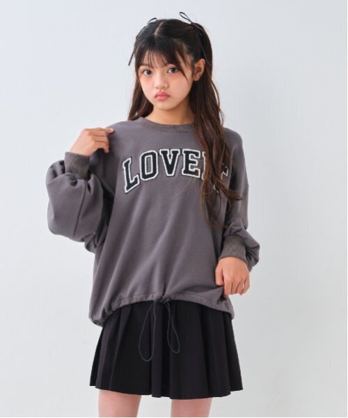 by LOVEiT（バイラビット）の「タックスカート（スカート・キッズ・オフホワイト/ブラック/ライム・130cm/150cm/120cm/140cm/160cm）」の15枚目の写真