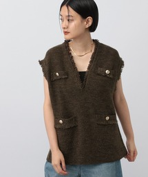 A part by | アンゴラツィードニットベスト(ベスト)