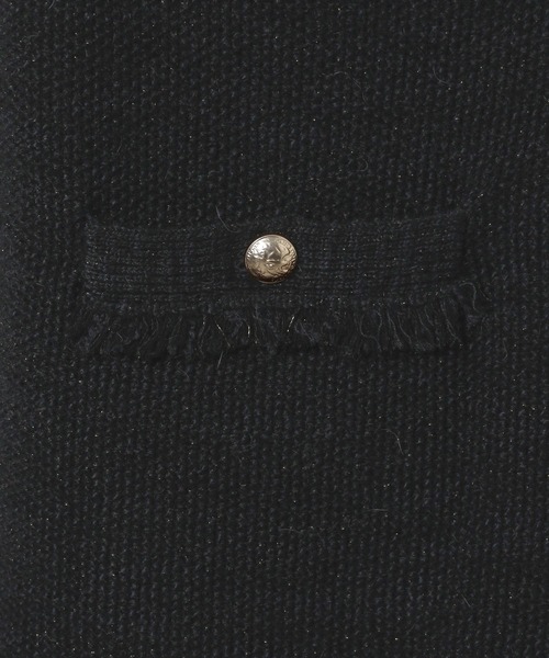 A part by（アパートバイ）の「アンゴラツィードニットベスト（ベスト・レディース・チャコールグレー/アイボリー/ブラウン/ライトグレー/ネイビー・FREE）」の20枚目の写真