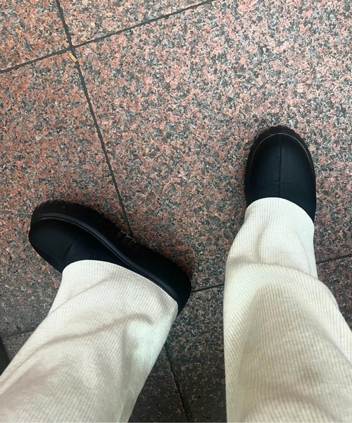 Fabby fabby（ファビィーファビィー）の「トラックソールスリッポンシューズ（スリッポン・レディース・オフホワイト/ブラック/シルバー・MEDIUM/LARGE/SMALL）」の11枚目の写真