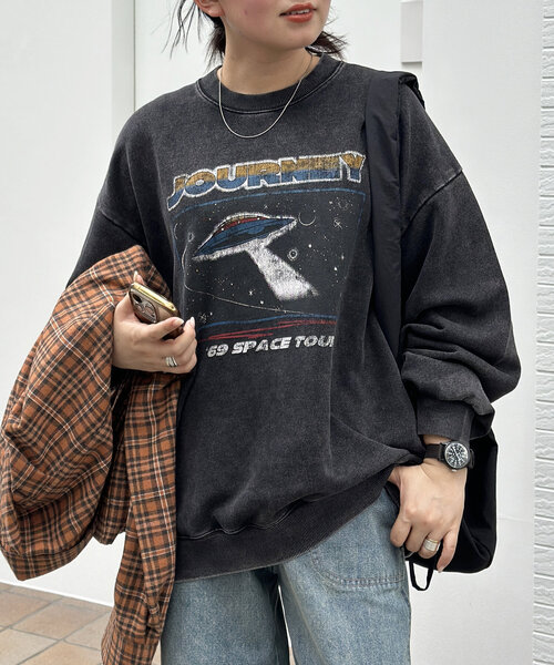 【セール】パウダー加工裏毛スウェット（Tシャツ/カットソー）｜CPCM（シーピーシーエム）