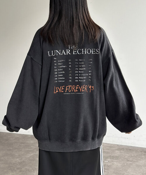 CPCM（シーピーシーエム）の「パウダー加工裏毛スウェット（Tシャツ/カットソー・レディース・ブラック/ブラック系その他2/ブラック系その他/ブラック系その他3/ブラック系その他4・MEDIUM/LARGE）」の8枚目の写真