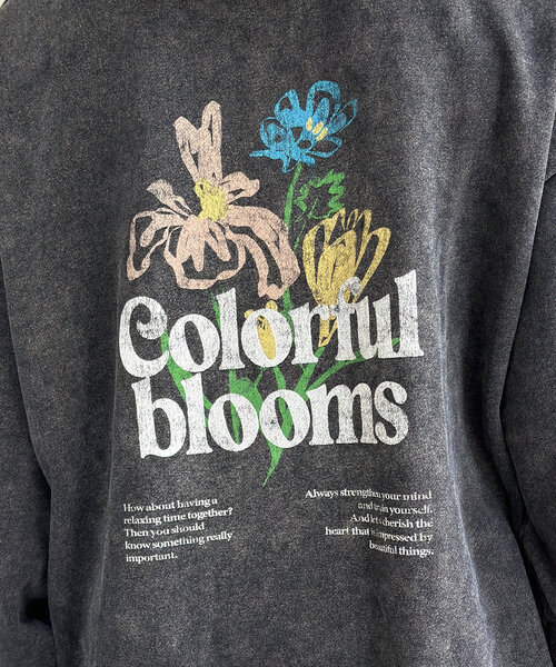 CPCM（シーピーシーエム）の「パウダー加工裏毛スウェット（Tシャツ/カットソー・レディース・ブラック/ブラック系その他2/ブラック系その他/ブラック系その他3/ブラック系その他4・MEDIUM/LARGE）」の17枚目の写真