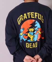 グレイトフル・デッド◼️90sビンテージ◼️染み込みプリント・ロンTシャツ・米国製 VINTAGE（ヴィンテージ）の「【ヴィンテージ古着】GRATEFUL DEAD