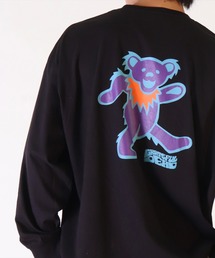 Grateful Dead（グレイトフルデッド）の「(DV)【Grateful Dead】ダンシング・ベアー プリント 長袖 Tシャツ（Tシャツ/カットソー・メンズ）」