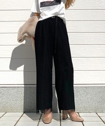 Q | チュールドッキングスポーツパンツ(その他パンツ)