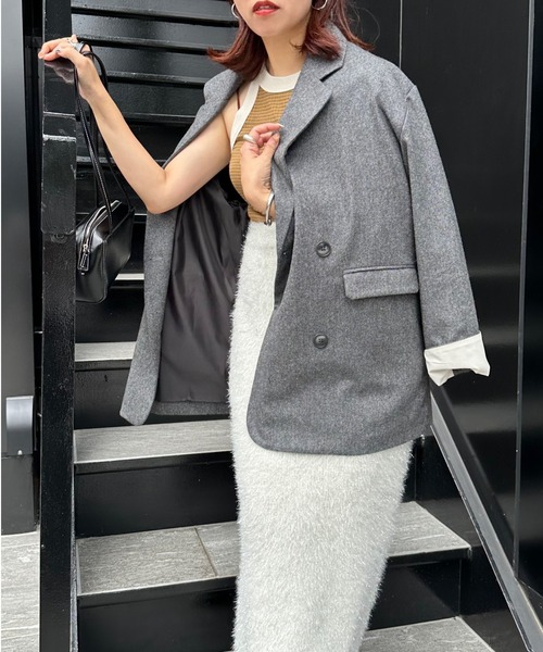 archives(アルシーヴ)の「【Ltd.】LAME SGAGGY SKIRT(スカート・レディース・オフホワイト/ブラック・FREE)」の10枚目の写真