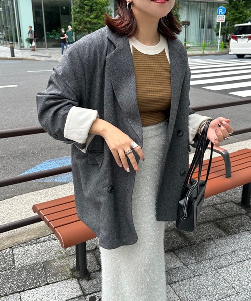 archives(アルシーヴ)の「【Ltd.】LAME SGAGGY SKIRT(スカート・レディース・オフホワイト/ブラック・FREE)」の14枚目の写真