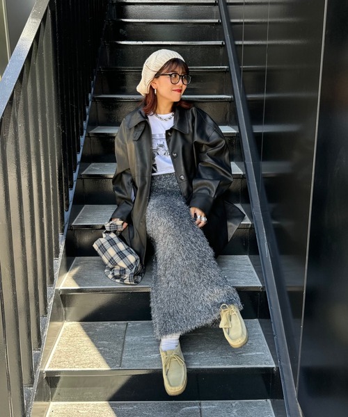 archives(アルシーヴ)の「【Ltd.】LAME SGAGGY SKIRT(スカート・レディース・オフホワイト/ブラック・FREE)」の20枚目の写真